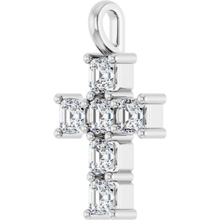 Sterling Silver 1 CTW Lab-Grown Diamond Pendant