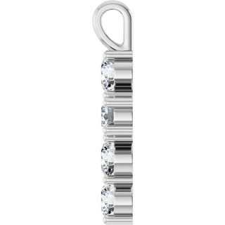 Sterling Silver 1 1/2 CTW Lab-Grown Diamond Pendant