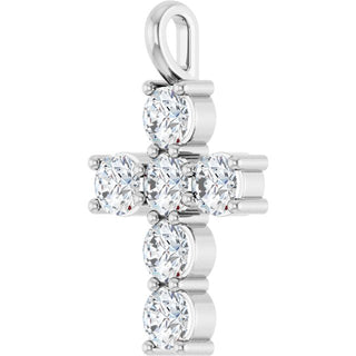 Sterling Silver 1 1/2 CTW Lab-Grown Diamond Pendant