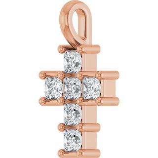 14K Rose 1/4 CTW Lab-Grown Diamond Pendant