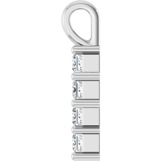 Sterling Silver 1/4 CTW Natural Diamond Pendant