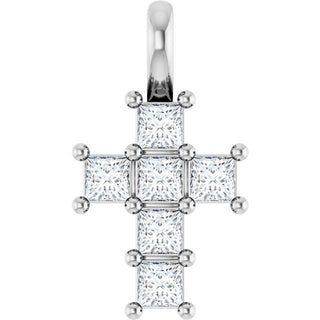 Sterling Silver 1/4 CTW Natural Diamond Pendant