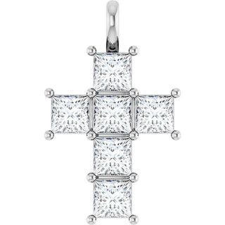 Platinum 2 1/3 CTW Natural Diamond Pendant