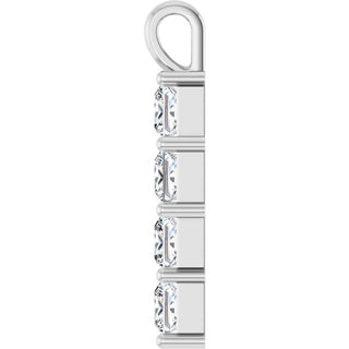 Platinum 2 1/3 CTW Natural Diamond Pendant