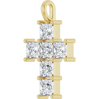 10K Yellow 2 1/3 CTW Natural Diamond Pendant