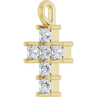 10K Yellow 1/2 CTW Natural Diamond Pendant