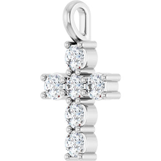 Sterling Silver 1/2 CTW Lab-Grown Diamond Pendant