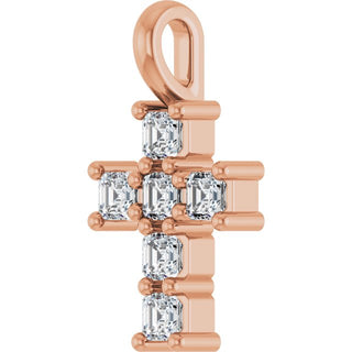 14K Rose 1/3 CTW Lab-Grown Diamond Pendant