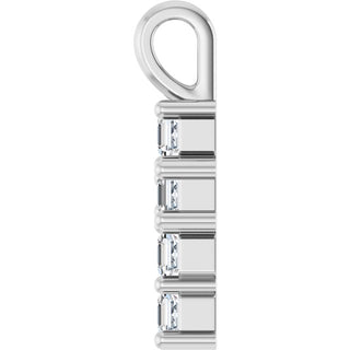 Sterling Silver 1/3 CTW Natural Diamond Pendant