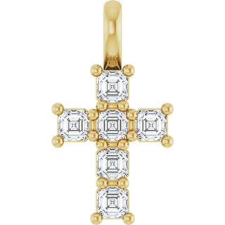 10K Yellow 1/3 CTW Natural Diamond Pendant
