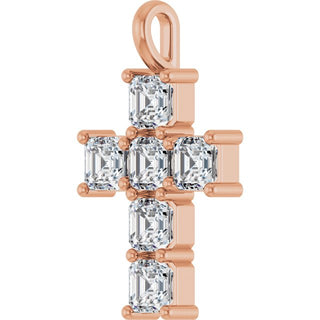 10K Rose 2 CTW Natural Diamond Pendant