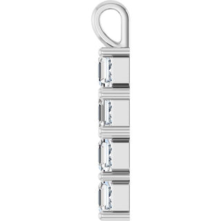 Platinum 2 CTW Natural Diamond Pendant