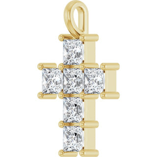 14K Yellow 1 1/2 CTW Natural Diamond Pendant
