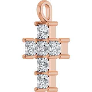 10K Rose 1 CTW Natural Diamond Pendant