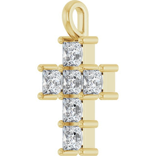 10K Yellow 1 CTW Natural Diamond Pendant