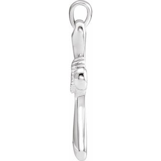 Sterling Silver Cross with Dove Pendant  