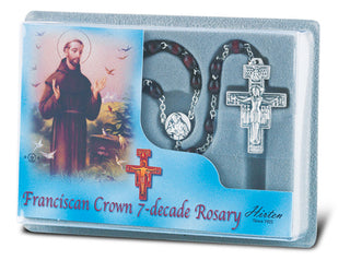St Francis 7 Decade Specialty Rosary Boxed