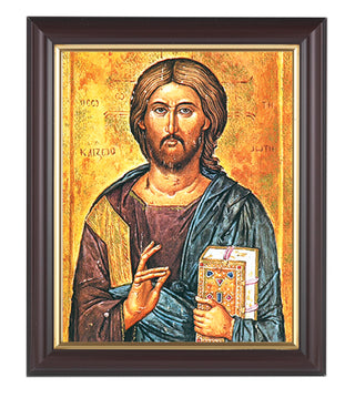 Christ Teacher In Walnut Frame 10.25X12.25" 8X10 Print
