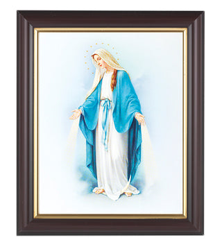 Our Lady Of Grace In Walnut Frame 10.25X12.25" 8X10 Print