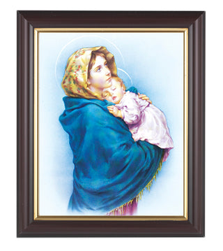 Our Lady Of The Street In Walnut Frame 10.25X12.25" 8X10 Print