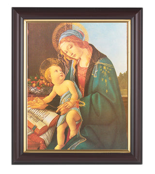 Botteccelli-Madonna And Child Walnut Frame 10.25X12.25" 8X10Prt