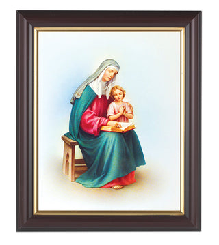 St. Anne In Walnut Frame 10.25X12.25" 8X10 Print
