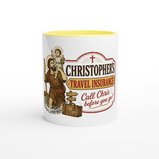 St. Christopher Travel Insurance Color Mug