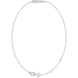 Platinum 1/4 CTW Natural Diamond Graduated 6 1/2-7 1/2" Bracelet