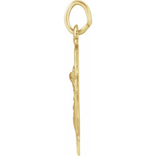 14K Yellow 16.5x14 mm St. Michael Medal 