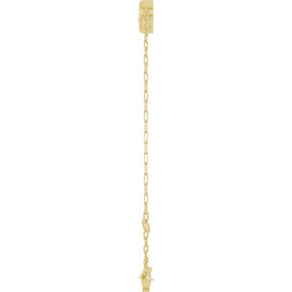 14K Yellow 1/2 CT Natural Diamond Heart 6 1/2-7 1/2" Bracelet