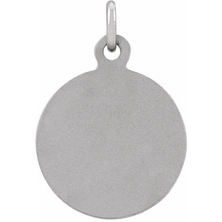 Sterling Silver 10.15x12 mm St. Francis of Assisi Medal