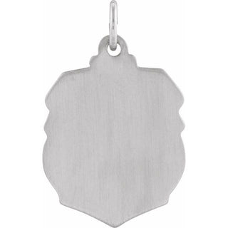 Sterling Silver 16.5x14 mm St. Michael Medal 