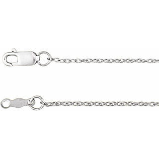 7 Inch 1 25Mm Rope Chain Bracelet 14K Yellow Gold