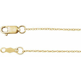 7 Inch 1 5Mm Rope Chain Bracelet 14K Yellow Gold
