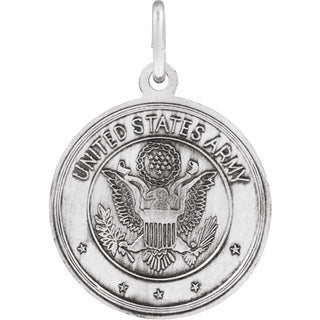 Sterling Silver Reversible St. Christopher/U.S. Army Medal