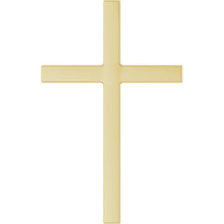 14K Yellow 33x20.9 mm Cross Pendant