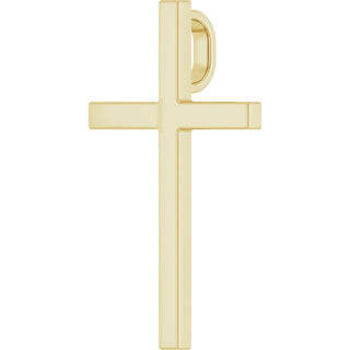 14K Yellow 33x20.9 mm Cross Pendant