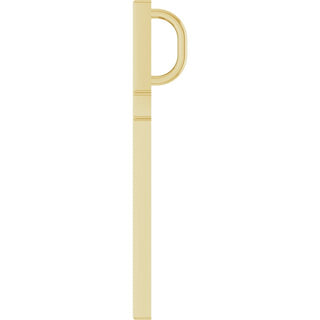 14K Yellow 33x20.9 mm Cross Pendant