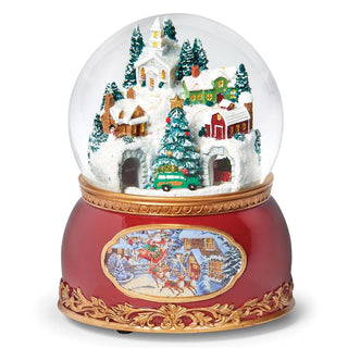 5.75-Inch Musical Dome Town With Cars Rotating 100Mm