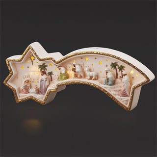 5-Inch Lighted Nativity Shooting Star Figure