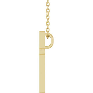 14K Yellow 15x9.5 mm Cross 18" Necklace