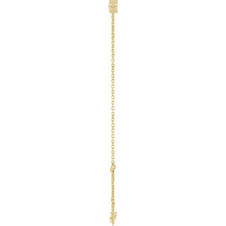 14K Yellow Lab-Grown Diamond 6 1/2-7 1/2" Bracelet