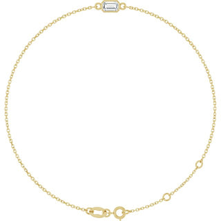 14K Yellow Lab-Grown Diamond 6 1/2-7 1/2" Bracelet