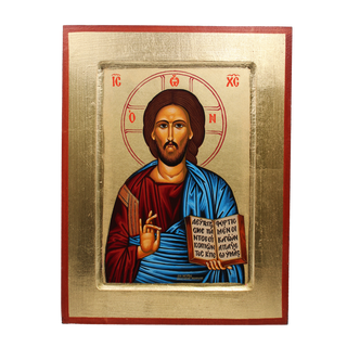 Pantocrator Hand-Carved and Painted