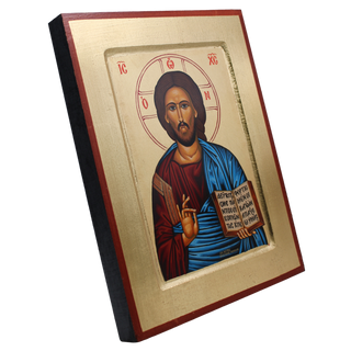 Pantocrator Hand-Carved and Painted