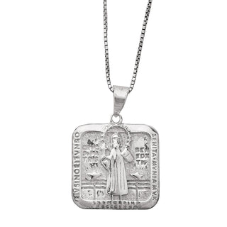 22-Inch Silver Benedict Necklace Sterling Silver - +2-Inch Ext - Boxed