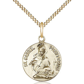 14kt Gold Filled Saint Gabriel of the Blessed Virgin Medal Religious Jewelry