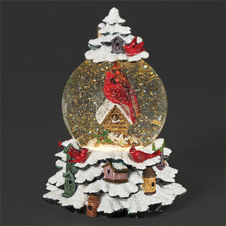 9-Inch Lighted Swirl Cardinal Dome 120Mm