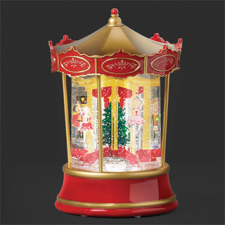 8-Inch Lighted Swirl Carousel Nutcracker Ballet