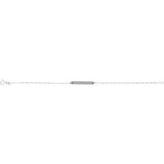 Sterling Silver Engravable Bar 7" Bracelet